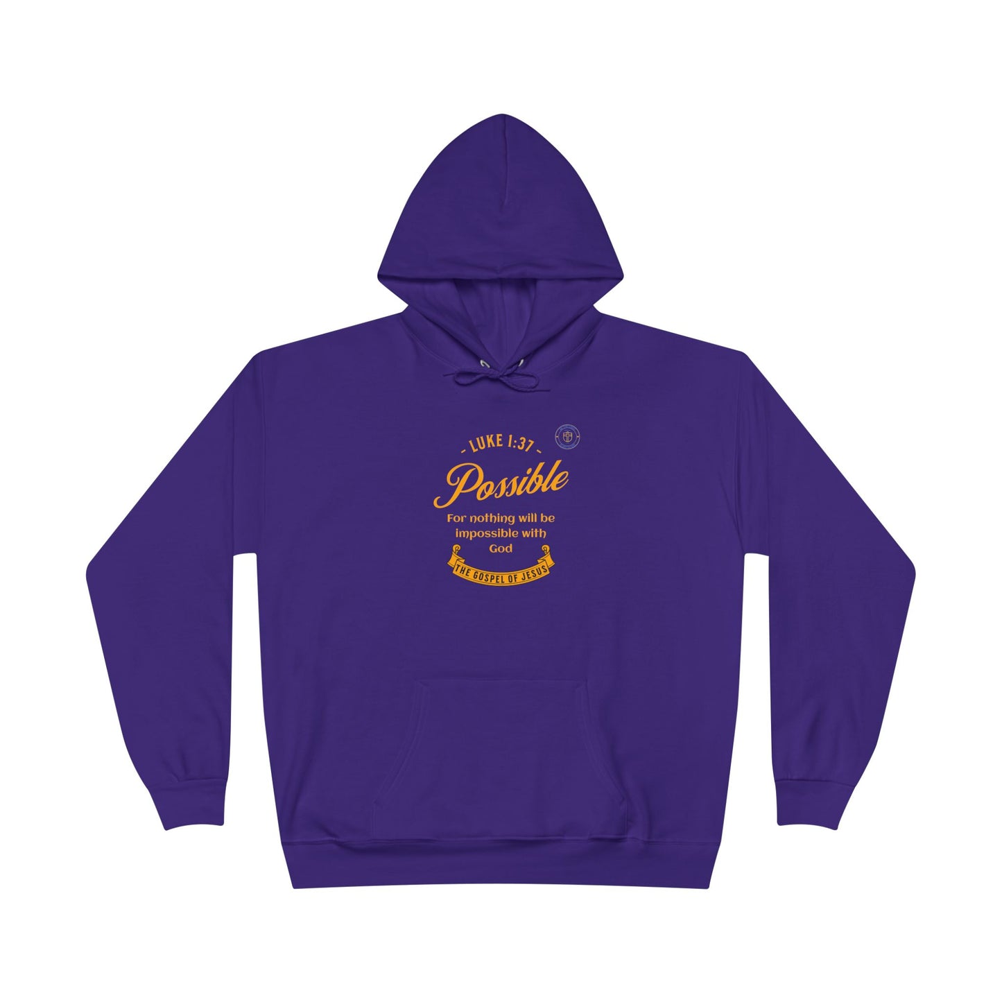 Christian Hoodie - Gospel of Jesus All Things Are Possible Pullover Sweatshirt