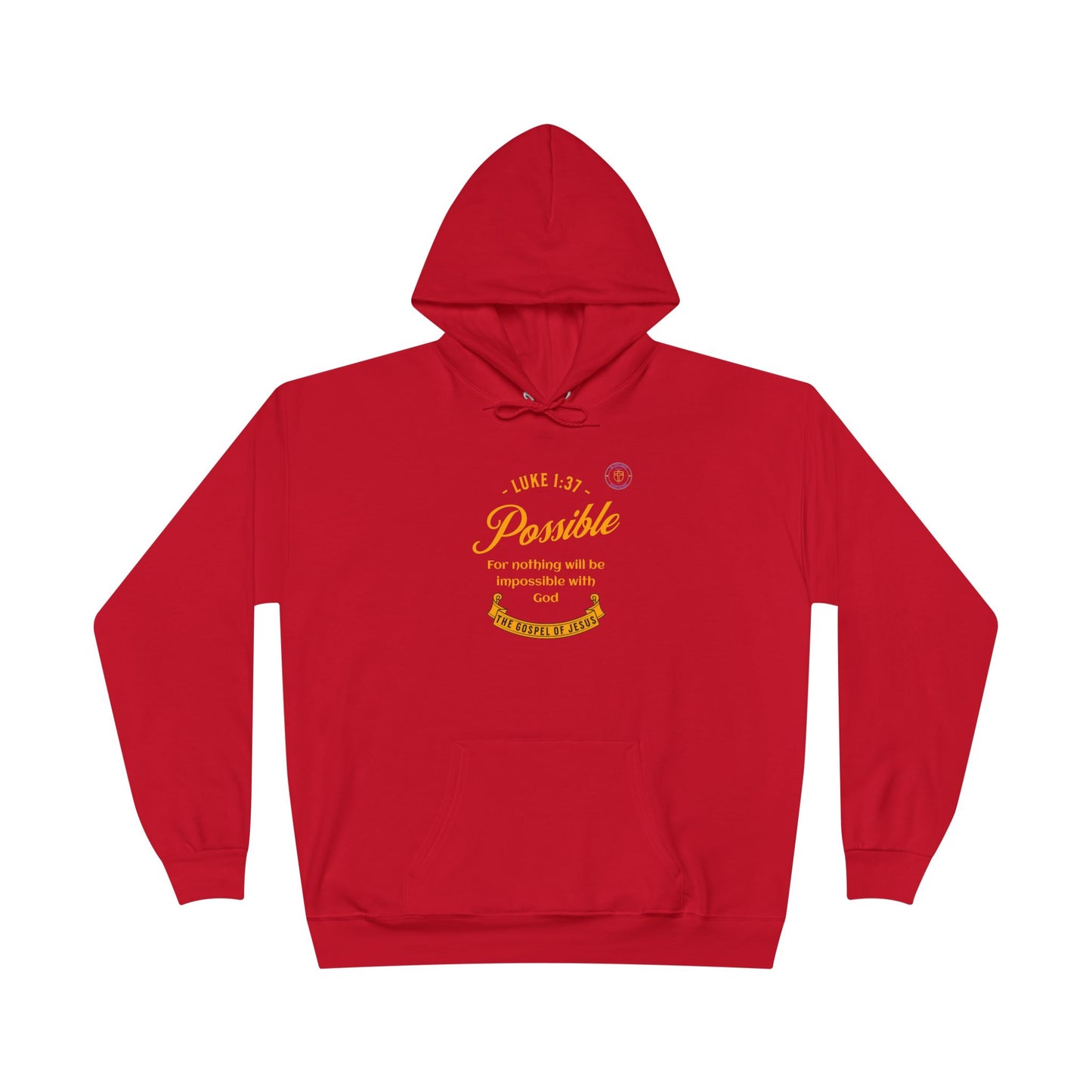 Christian Hoodie - Gospel of Jesus All Things Are Possible Pullover Sweatshirt