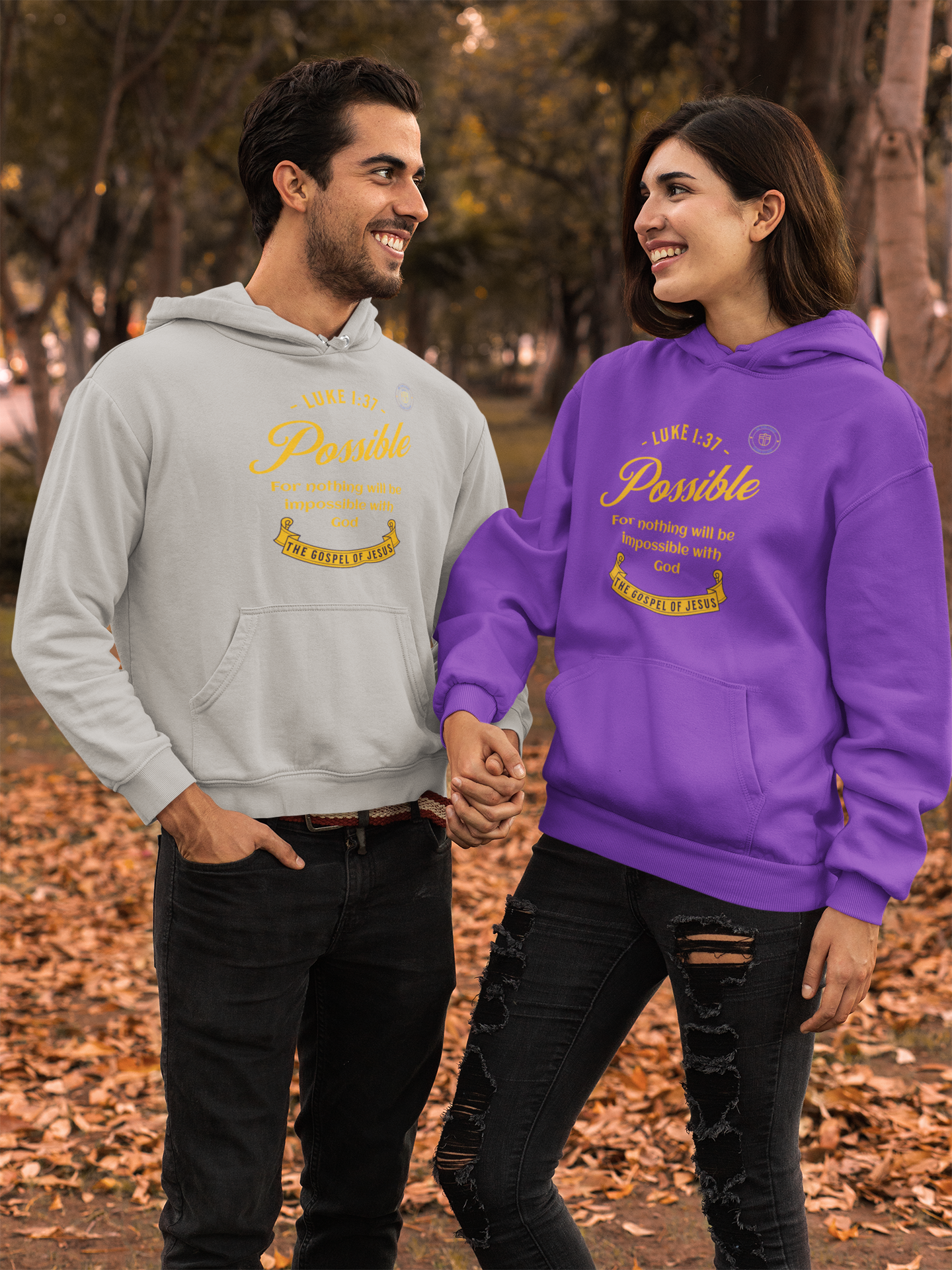 Christian Hoodie - Gospel of Jesus All Things Are Possible Pullover Sweatshirt