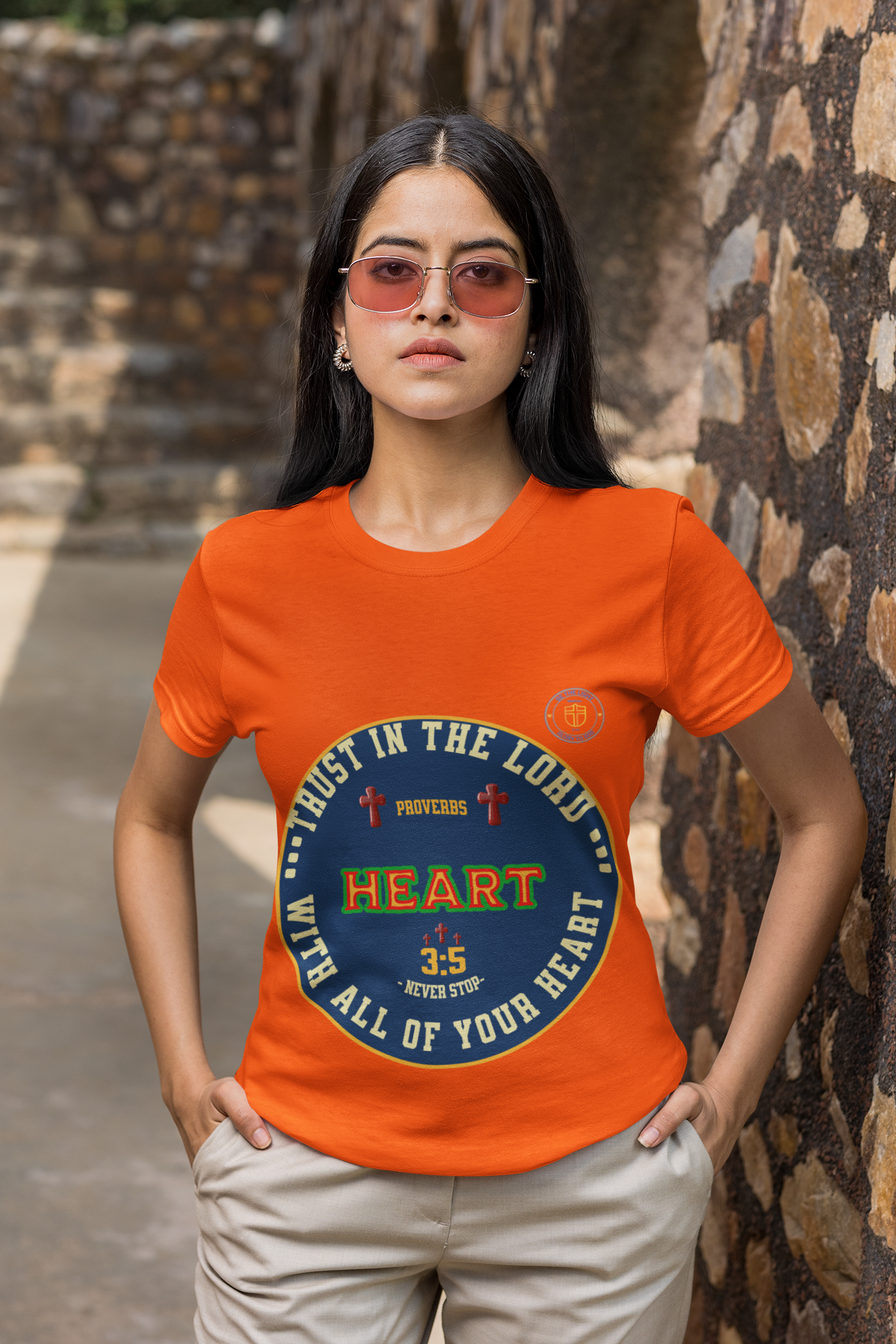 Christian Tee, Religious Shirt, Trust in the Lord with all of your Heart Proverbs, Faith Shirt, Bible Verse Tee,