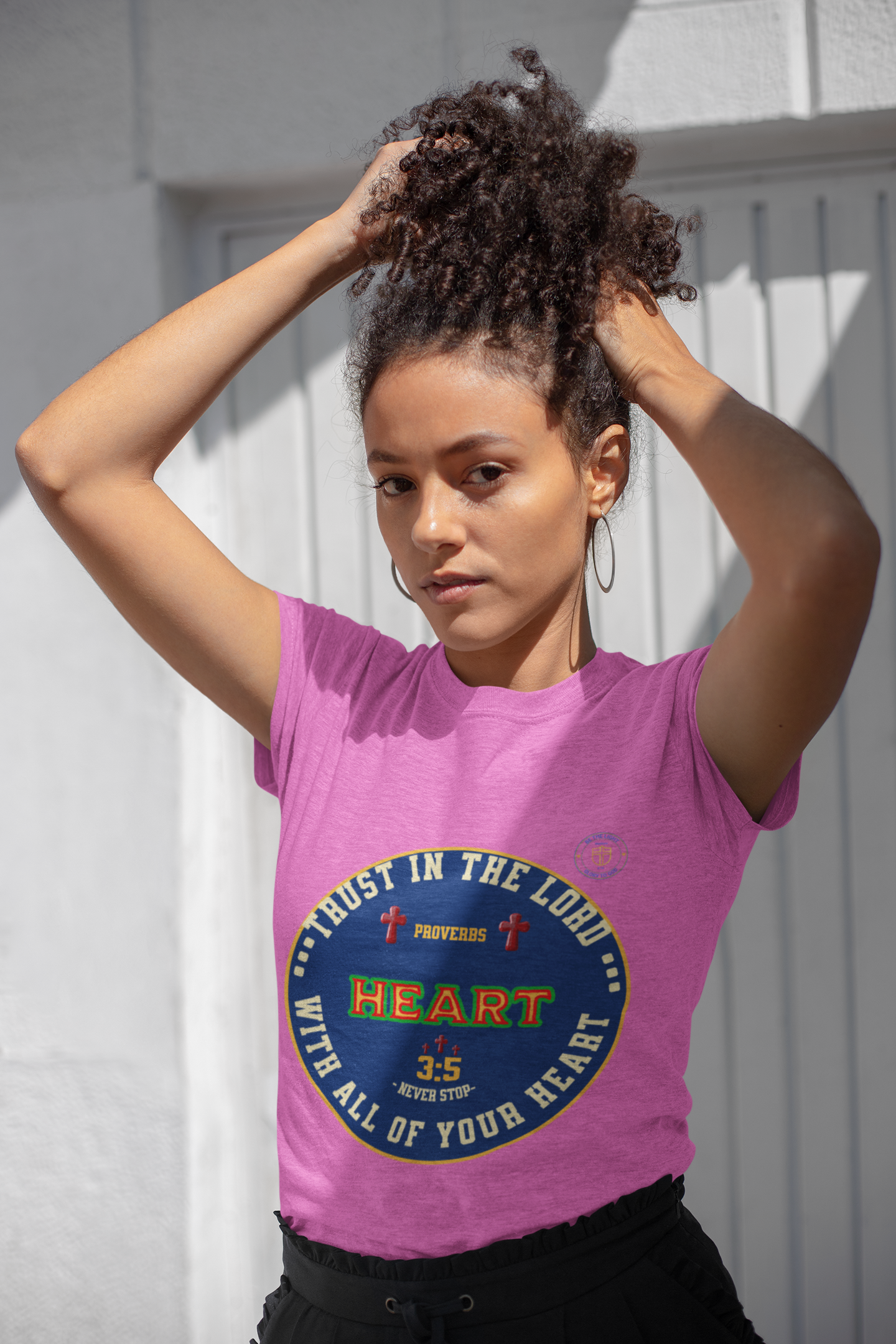 Christian Tee, Religious Shirt, Trust in the Lord with all of your Heart Proverbs, Faith Shirt, Bible Verse Tee,