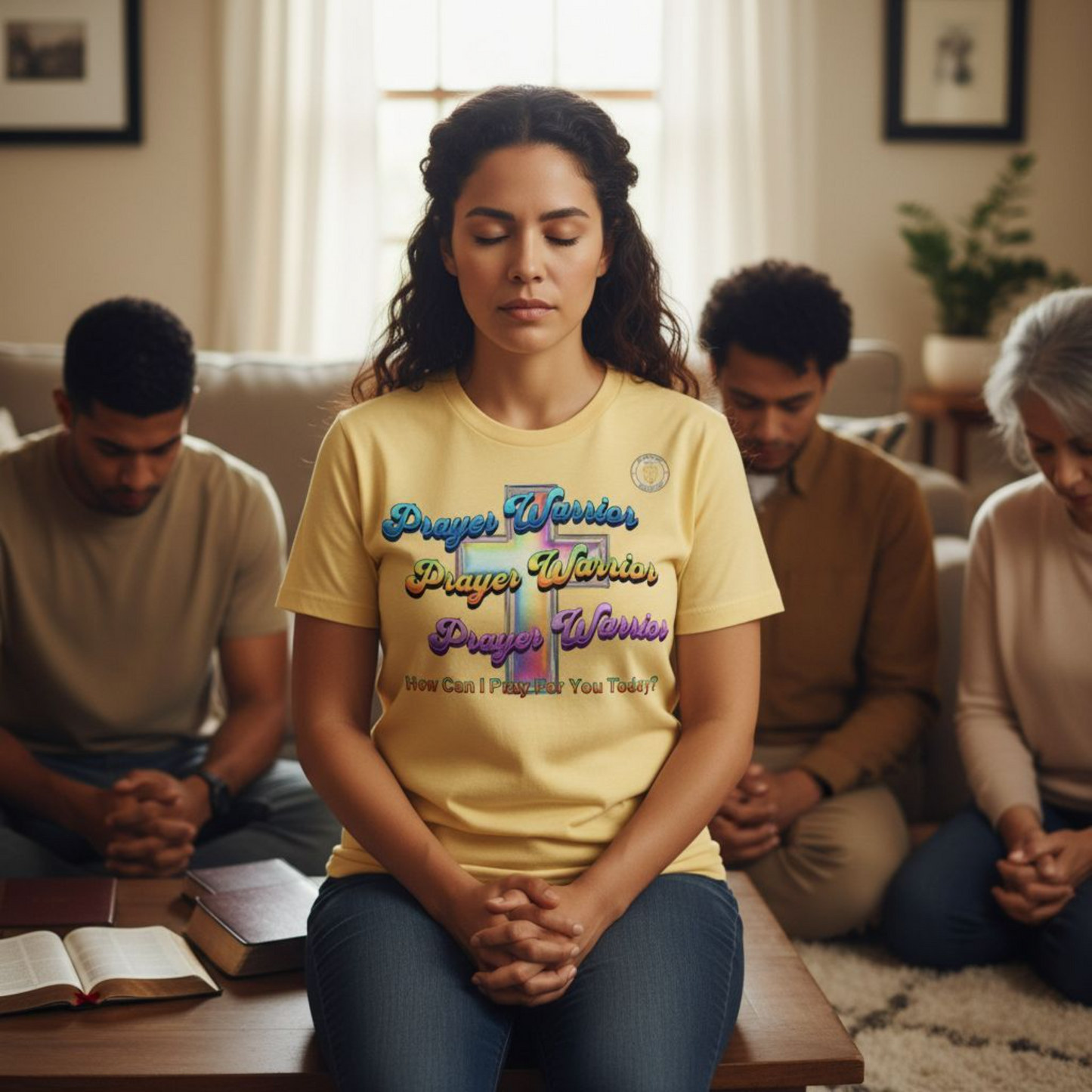 Prayer Warriors Unisex Softstyle T-Shirt, Inspirational Tee, Faith-Based Apparel, Gift for Friends, Spiritual Wear