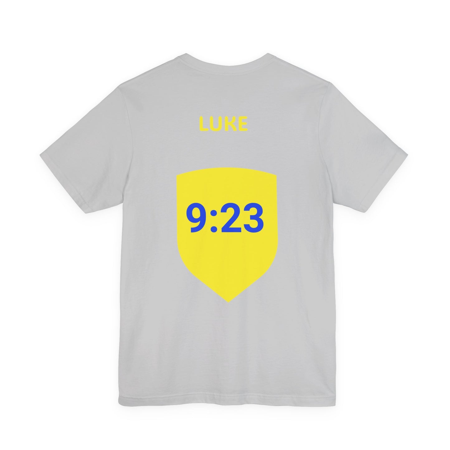 Religious Jersey Tee Shirt, Luke 9:23, Take Up Your Cross, Unisex Tshirt, Christian Scripture Top, Short Sleeve Tee