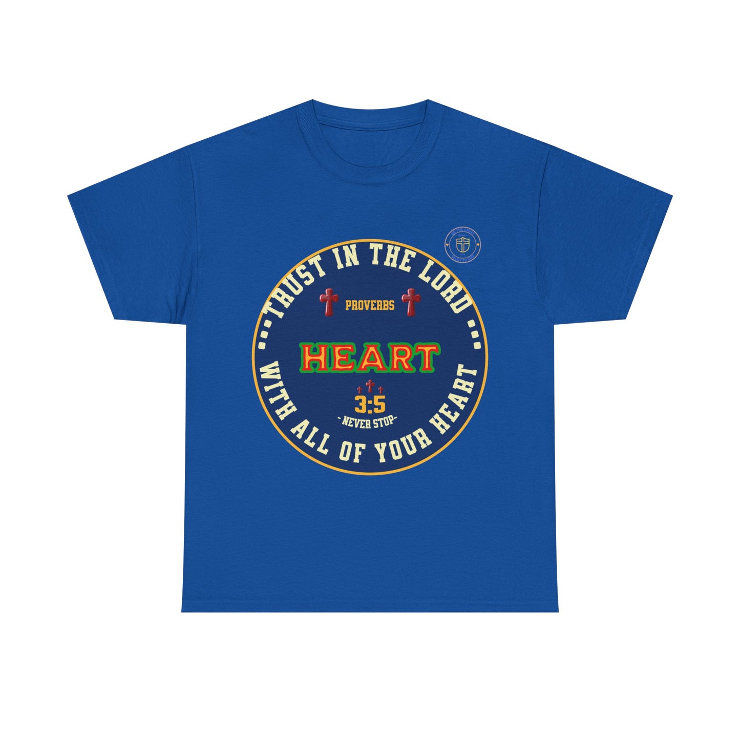 Christian Tee, Religious Shirt, Trust in the Lord with all of your Heart Proverbs, Faith Shirt, Bible Verse Tee,