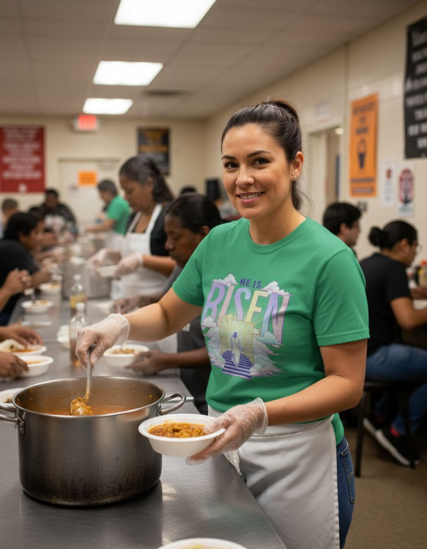 Christian Easter He is Risen Unisex Shirt, Tshirt, Christian Gift, Jesus Sacrifice Reminder, Resurrection Tee