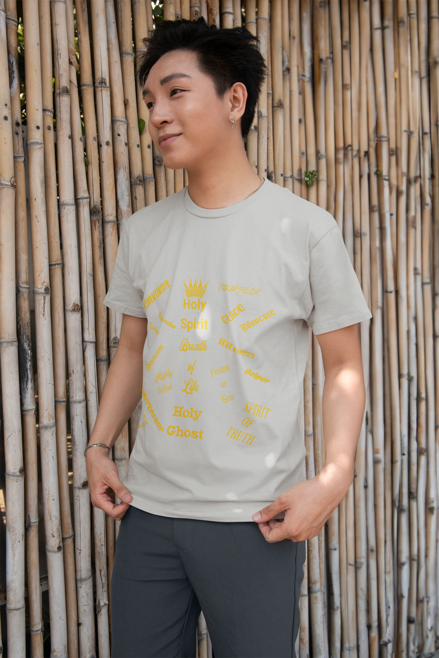 The Names of the Holy Spirit Unisex Tee, Christian Religious Tee, Inspirational Religious Gift, Church Tee,