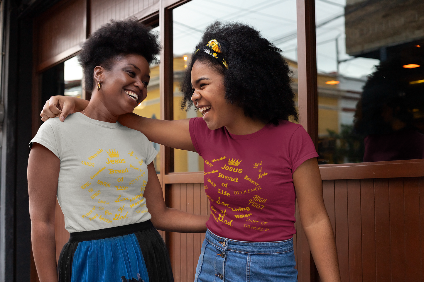 The Names of Jesus Unisex Tee, Christian Religious Tshirt, Gospel of Luke Scripture Shirt, Inspirational Religious Gift