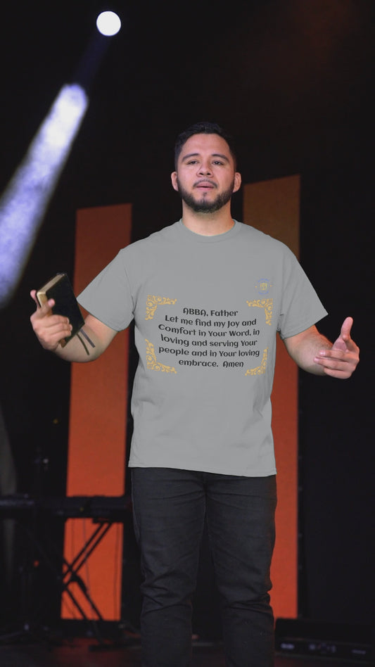 Religious Prayer Unisex Tee Shirt, Christianity Comfort Joy Gift, Faith Based Apparel, Inspirational God Quote