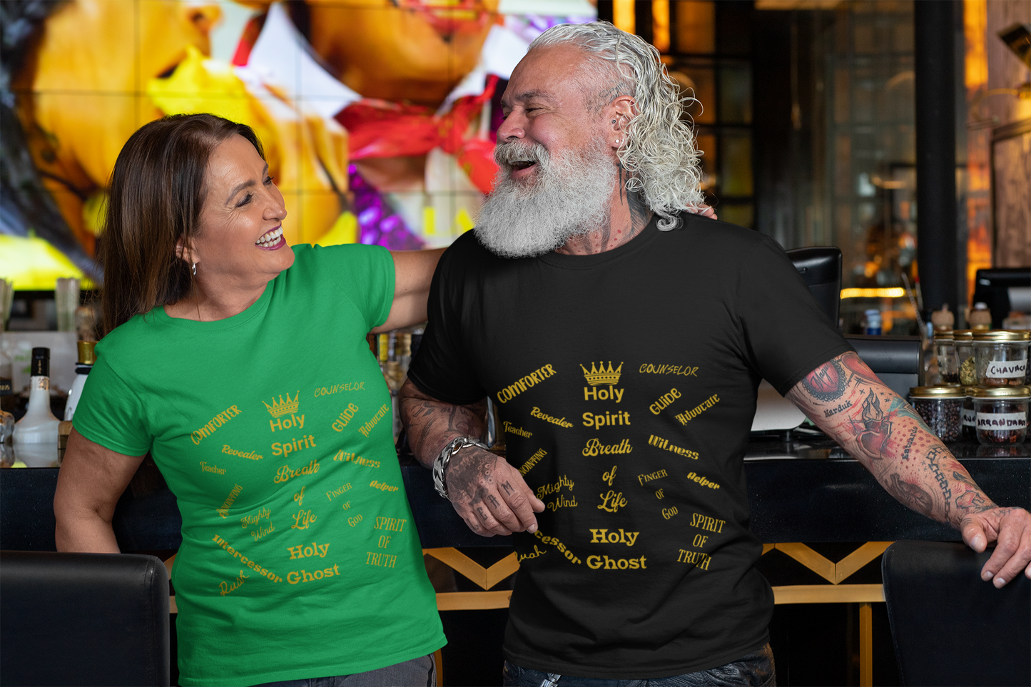 The Names of the Holy Spirit Unisex Tee, Christian Religious Tee, Inspirational Religious Gift, Church Tee,