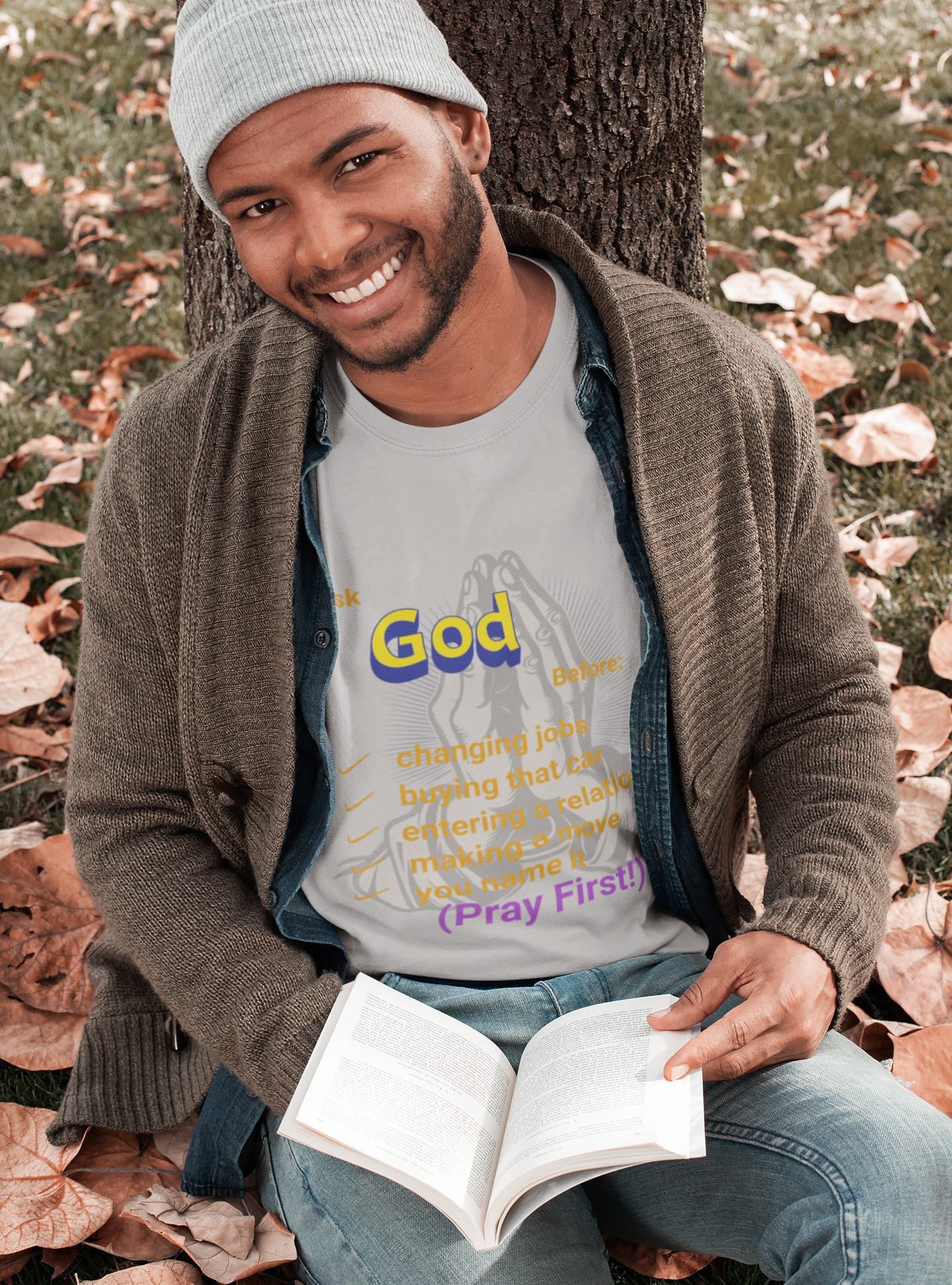 Religious Tee, Christian Shirt, Inspirational Tee Shirt, Faithful Top, Pray First Ask God Unisex Ultra Cotton Tee